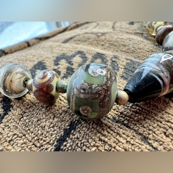 11 Vintage Murano Bead Necklace. - Picture 6 of 13